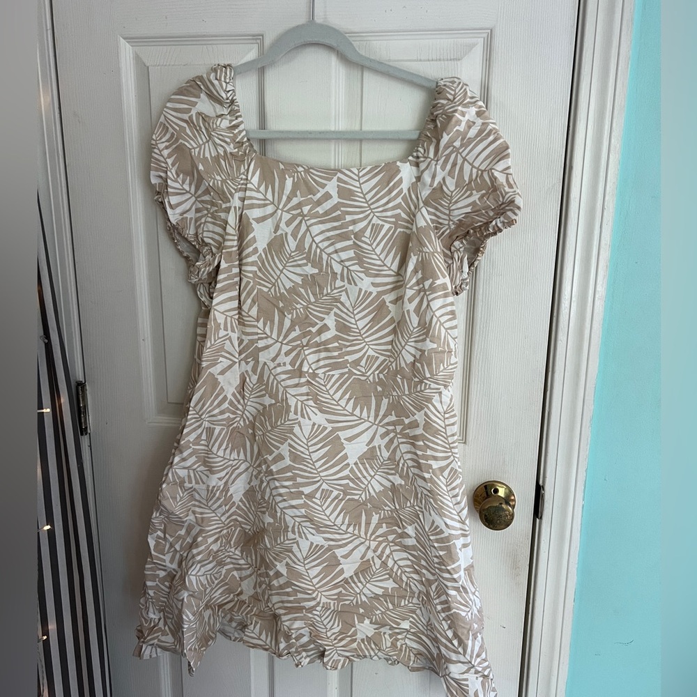 LOFT Linen Cotton Sun Dress